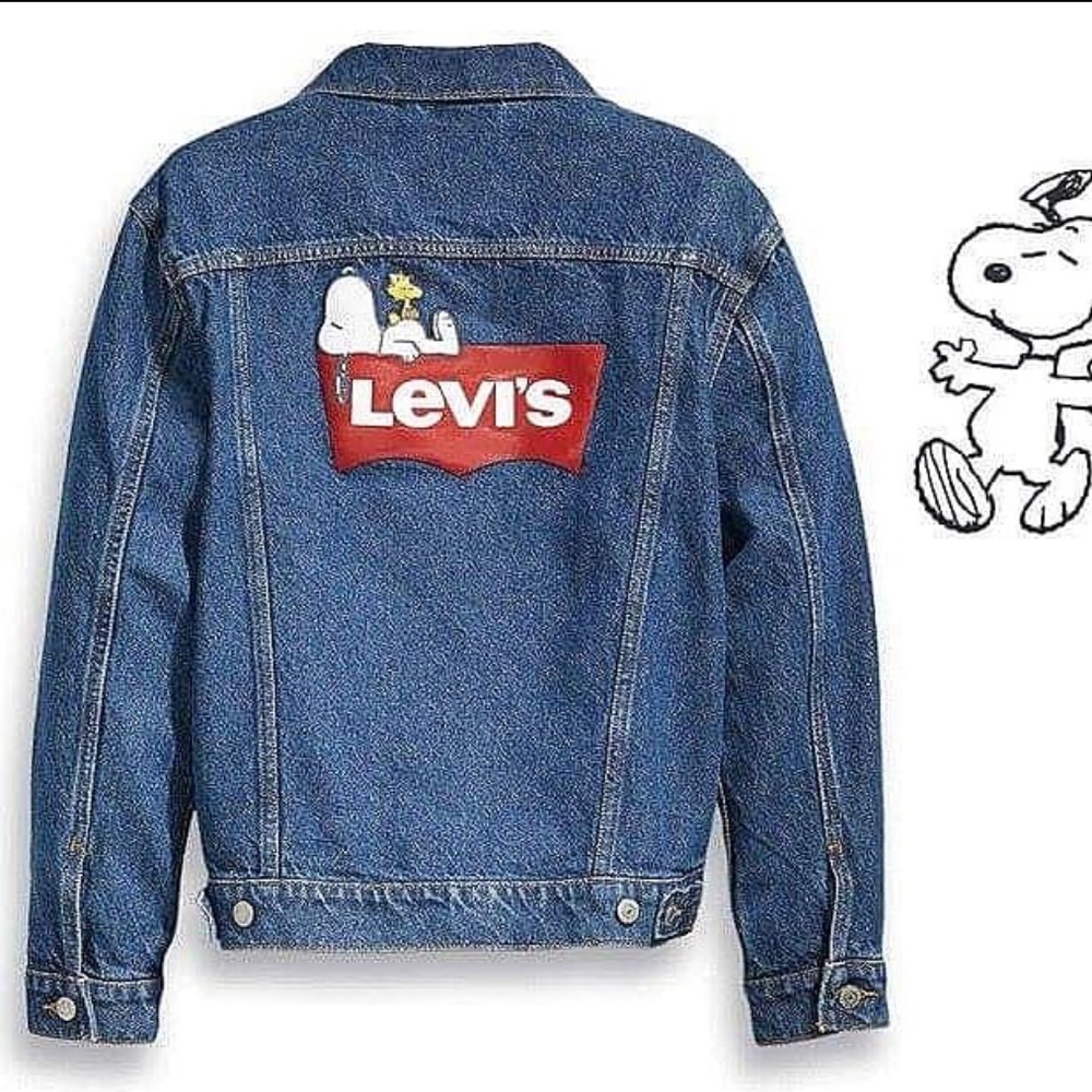 New Levi's x Peanuts denim trucker jacket - Picture 11 of 12